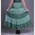 thumbnail image 3 of Bimba Printed SkirtsForWomen Long Length 5 Tier Cotton Skirt Boho Clothing, 3 of 5