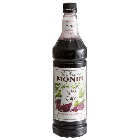 Monin 1 Liter Premium Wild Grape Flavoring Syrup