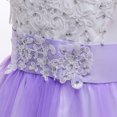 thumbnail image 4 of LSLJS Girls Embroidery Princess Dress Wedding Birthday Party Long Tail Prom Gowns Dresses, 4 of 9