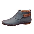 thumbnail image 1 of CEHVOM Bottines pour Femmes d'Automne et d'Hiver à Bout, Talon Compensé Bas, Chaussures Décontractées, 1 of 4