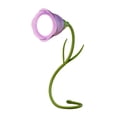 thumbnail image 2 of Unique Wireless Flower Desk Lamp Flexible Gooseneck Rechargeable LED Lamp With USB Charging Port 3 Color Modes And Stepless Dimming For Office Desk Decor, 2 of 8