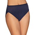 thumbnail image 1 of Vanity Fair Womens Body Shine Illumination Hi Cut Panty, 8, Ghost Navy, 1 of 1