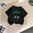 thumbnail image 5 of Hauts de Danse pour Enfants Filles T-Shirt pour Enfants Manches Longues Enfant Filles Mignon Graphique Imprimé Col Rond T-Shirt à Manches Courtes Été Décontracté T-Shirt Hauts, 5 of 5