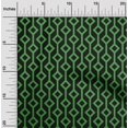 thumbnail image 2 of oneOone Rayon Green Fabric Geometric Dress Material Fabric Print Fabric By The Yard 56 Inch Wide, 2 of 4