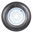 thumbnail image 1 of Trailer Tire On Rim ST17580D13 17580 D 13 Load c 5 Lug White Spoke Wheel, 1 of 4