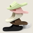 thumbnail image 4 of 2025 Couples Women Men Solid Men Slippers Size 8 Shower Room Home Non Men Slippers Size 11 Slip Breathable Massage Soft Fuzzy Slippers for Men Sole Quick Drying Slipper Comfortable Flat Shoes, 4 of 4