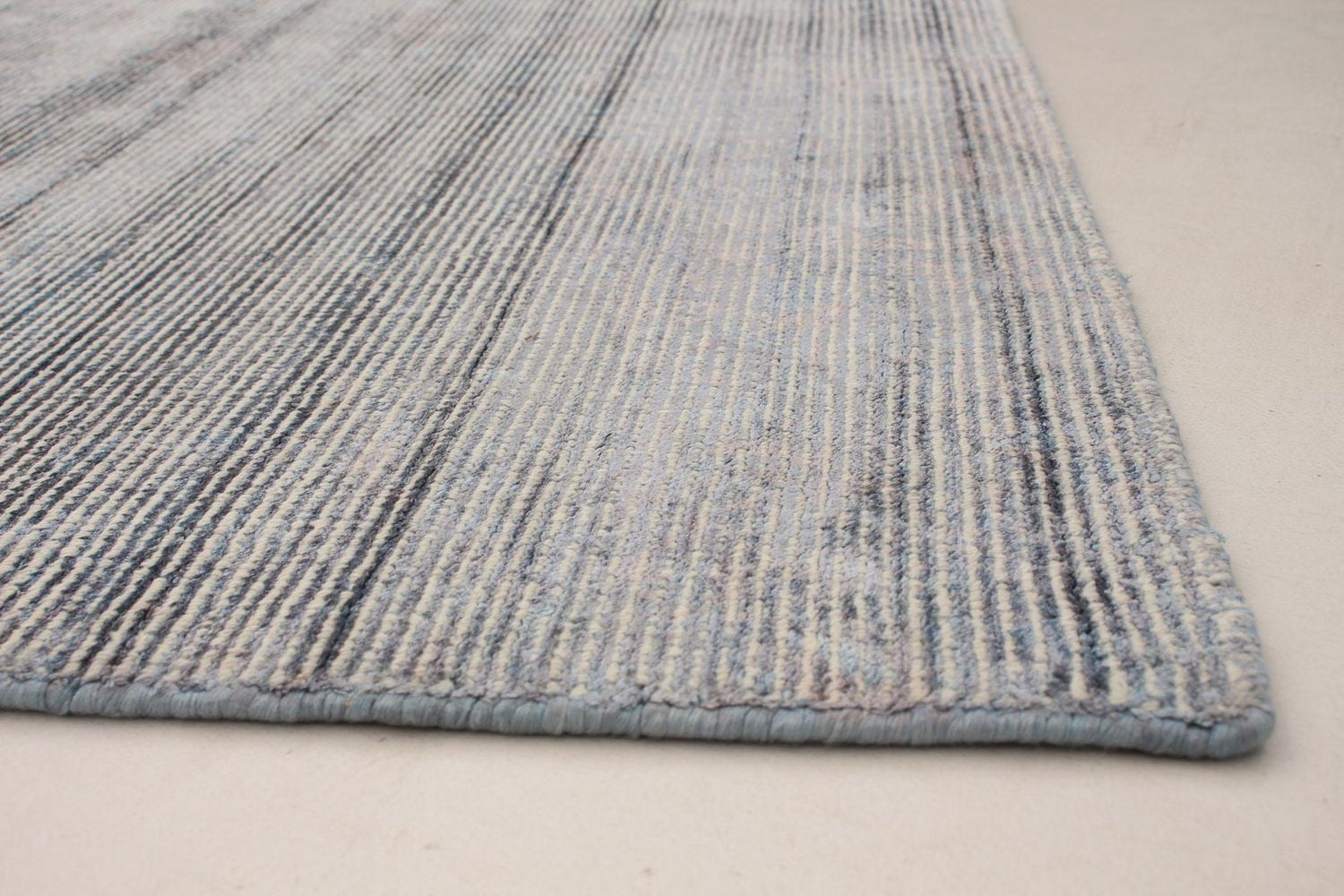 ECARPETGALLERY 5'0" x 7'8"  Transitional Galleria Hand Loomed Area Rug for Living Room, Dining Room and Bedroom in Blue
