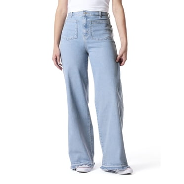 Levi Strauss Signature™ Jean Large Ample à Poches Plaquées Vintage pour Femme