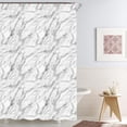 thumbnail image 2 of ITY International - Rideau de Douche en Polyester, 71 Pouces x 71 Pouces, Motif Marbre, 2 of 2