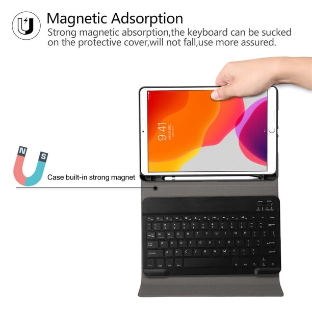 iPad本体 iPad mini 4 + Apple Pencil + Keybord iPad Mini 5th Generation Mini 4 7.9 inch Keyboard Case Cute Round