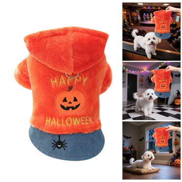 Déguisement d'Halloween pour Chiens et Chats, Vêtement pour Animaux Durable à Mâcher en Polyester, Tenue de Fête pour Intérieur et Extérieur