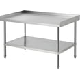 thumbnail image 1 of Stainless Steel 48x30x30 In Grill Stand Table with Adjustable Legs 400 lb NSF-Certified Capacity and 2 In Spill-Proof Edge for Kitchen, 1 of 7