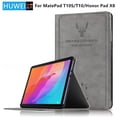 thumbnail image 2 of Étui pour Huawei MatePad T10 9.7 T10s T 10s 10.1 à Rabat avec Support, Couverture pour Honor Pad X8 Lite SE X6 10.1, Étui de Protection pour Tablette, Gris Honor Pad X8 10.1, 2 of 5