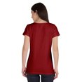 thumbnail image 3 of Inkmeso T-Shirt Basique à Encolure Dégagée Décontracté à Manches Courtes en Coton Uni T-Shirt Haut pour Femmes, 3 of 8
