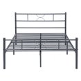 thumbnail image 4 of Homycasa Full Size Metal Platform Bed Frame, Black, 4 of 8