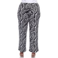 thumbnail image 2 of White Mark Pantalon Palazzo Imprimé pour Femmes, 2 of 5