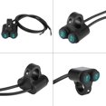 thumbnail image 3 of Interrupteur de Feux de Brouillard de Moto, 22mm Universel Moto Guidon Moto Klaxon Interrupteur Double Bouton de Commande Interrupteur Finement Réglé Performance, 3 of 5