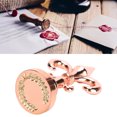 thumbnail image 4 of Seal  Kit, Easy To Hold Durable Craft Accessory Wax Seal  For Home Rose Gold, 4 of 8