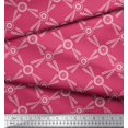 thumbnail image 2 of Soimoi polyester Crepe Fabric Dots & Circle Geometric Print Fabric by the Yard 52 Inch Wide, 2 of 5