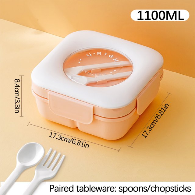 Dvkptbk bento box Lunch Box for Office Workers The Lunch Box Can Be Heated In A Microwave and Divided Into Different Formats Large Capacity Bento Box