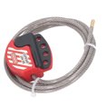 thumbnail image 2 of Industrial-Grade Safety Lockout Kit: 38mm Stainless Steel Padlock with 1.8m Adjustable 6mm PVC-Coated Cable Lock, Key-Retention Mechanism, 2 Keys Included – Ideal for Power, Chemical, Petroleum &, 2 of 6