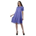 thumbnail image 4 of Moomaya Printed Loose A-Line Dress With Pockets Short Sleeve Dresses Women, 4 of 4
