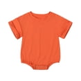thumbnail image 1 of Timegard Newborn Onesie Toddler Boys Girls Short Sleeve Comfy Rompers Unisex Infant Outfits Solid Color, 1 of 6