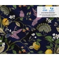 thumbnail image 2 of Soimoi Home & Outdoor Upholstery Fabric - Bird Pattern - 56" Wide by The Yard - Ideal for Chairs, Table Covers & DIY Projects - Blue, 2 of 7