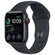 Restored Apple Watch Series SE (2022) (GPS + Cellular) 40mm Smartwatch with Aluminum Case with Sport Band Like New