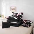 thumbnail image 4 of Erosebridal Geometric Stripe Bedding Queen Size,Abstract Artwork Comforter Sets with Sheets,Geometry Lines Decor,Reversible,Lightweight,7 Pieces, 4 of 5