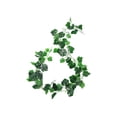 thumbnail image 2 of Plastic Simulation Grape Leaves, Green Leaves Home Decor, Holiday Garden Decoration, Plastic Material, Realistic Appearance, 220cm Length, Fade Resistant, 2 of 6