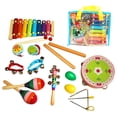thumbnail image 2 of Grande Économie,HWRETIE Liquidation d'Instruments de Musique,Ensemble de Jouets d'Instruments de Musique,Ensemble de 14 Pcs d'Instruments de Percussion pour Enfants Enseignement, 2 of 8