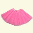 thumbnail image 3 of Girls Tutu Skirt Layered Star Sequins Princess Performance Dance Dress for 3-9 Years, 3 of 4