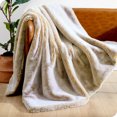 thumbnail image 1 of Bare Home Faux Fur Blanket - 47" x 60" - Ultra Soft Fleece - Throw, Variegated Caramel, 1 of 5