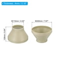 thumbnail image 2 of Unique Bargains 8' to 4' Duct Reducer Connector Ventilation Tube Increaser Adapter Beige 2 Pack, 2 of 5