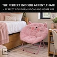 thumbnail image 4 of Mainstays Chaise Saucer pour Enfants – Chat, Rose, 4 of 7