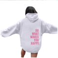thumbnail image 5 of RKSTN Sweat à Capuche pour Femmes Imprimé Lettre Ample Décontracté Mode Sweat à Capuche Manches Longues, Tenues d'Automne, 5 of 5