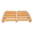 thumbnail image 3 of Foot Wood Massager, Muscle Relax Lozenge Shape Gear  Exquisite Workmanship Stimulate Acupoints Foot Massager Stress  for Nursing Home, 3 of 7