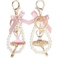 thumbnail image 2 of Fosa Pendentif Porte-Clés Posséder une Structure Robuste Durable Pendentif de Bande Dessinée Résistant aux Rayures, 2Pcs Amis de la Famille pour Bureau Scolaire, 2 of 8