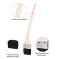 thumbnail image 4 of Unique Bargains 17' Length 2.5' Width Bristle with Long Wood Handle Black Bent Radiator Paint Brush, 4 of 5