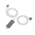 thumbnail image 2 of AV Adapter, 1080P Phone to HD Multimedia Interface Adapter, Durable Lightweight Plug and Play, Projector for HDTV, 2 of 7