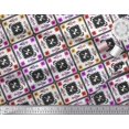 thumbnail image 3 of Soimoi Cotton Duck Fabric Aztec Geometric Print Fabric by The Yard 56 Inch Wide, 3 of 3