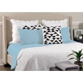 thumbnail image 5 of Comfy Bamboo World Series 90gsm 4pc Microfiber Bedsheets Sheet Set, Full Size Bed, Light Blue, 5 of 5