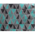 thumbnail image 5 of oneOone Tissu Viscose Georgette Triangle Géométrique Décor Tissu Imprimé BTY 42 Pouces de Large, 5 of 5