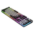 thumbnail image 2 of Mefallenssiah Gaming Keyboard Usb Wired Floating Keyboard, Ergonomic Water Mechanical Feeling Keyboard, Ultra-Slim Led Backlit Keyboard for Desktop, Compute, 2 of 5