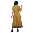 thumbnail image 3 of Moomaya Robe Kurta Imprimée Tenue d'Été Kurti pour Dames Tunique Longue Hauts pour Femmes, 3 of 5