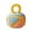 C, variant on Kettlebell with Handle Squeaky Interactive Chew for Durable Soft Stuffed with Built in Sound Device Cute Colorful Design for Medium & Larg