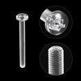 thumbnail image 4 of Unique Bargains M4x40mm Plastic Phillips Bolts PC Pan Head Machine Screws Transparent 50 Pack, 4 of 5