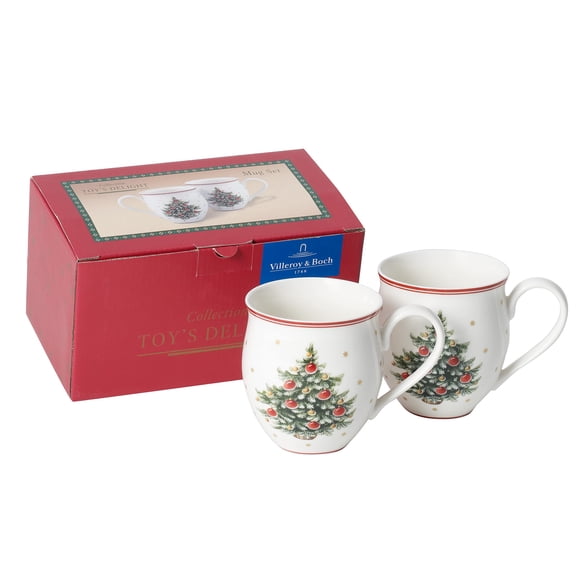 VILLEROY & BOCH TOY'S Delight Mug with Tree Set of 2
