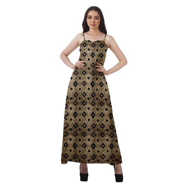Moomaya Robe d'Été Sans Manches pour Femmes, Ligne A, Imprimée Partout, pour Fête